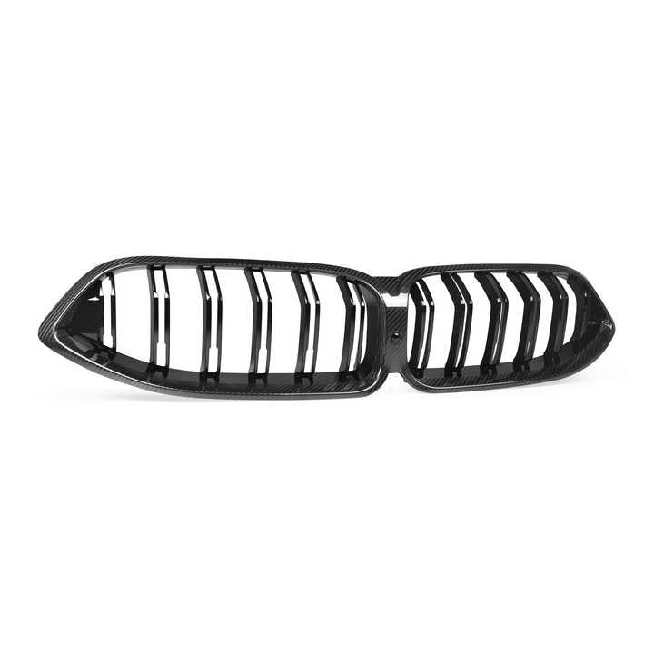 BMW 8 Series G14 G15 G16 / M8 F91 F92 F93 Pre-Preg Dry Carbon Fibre Double Slat Grill (2018-2023)