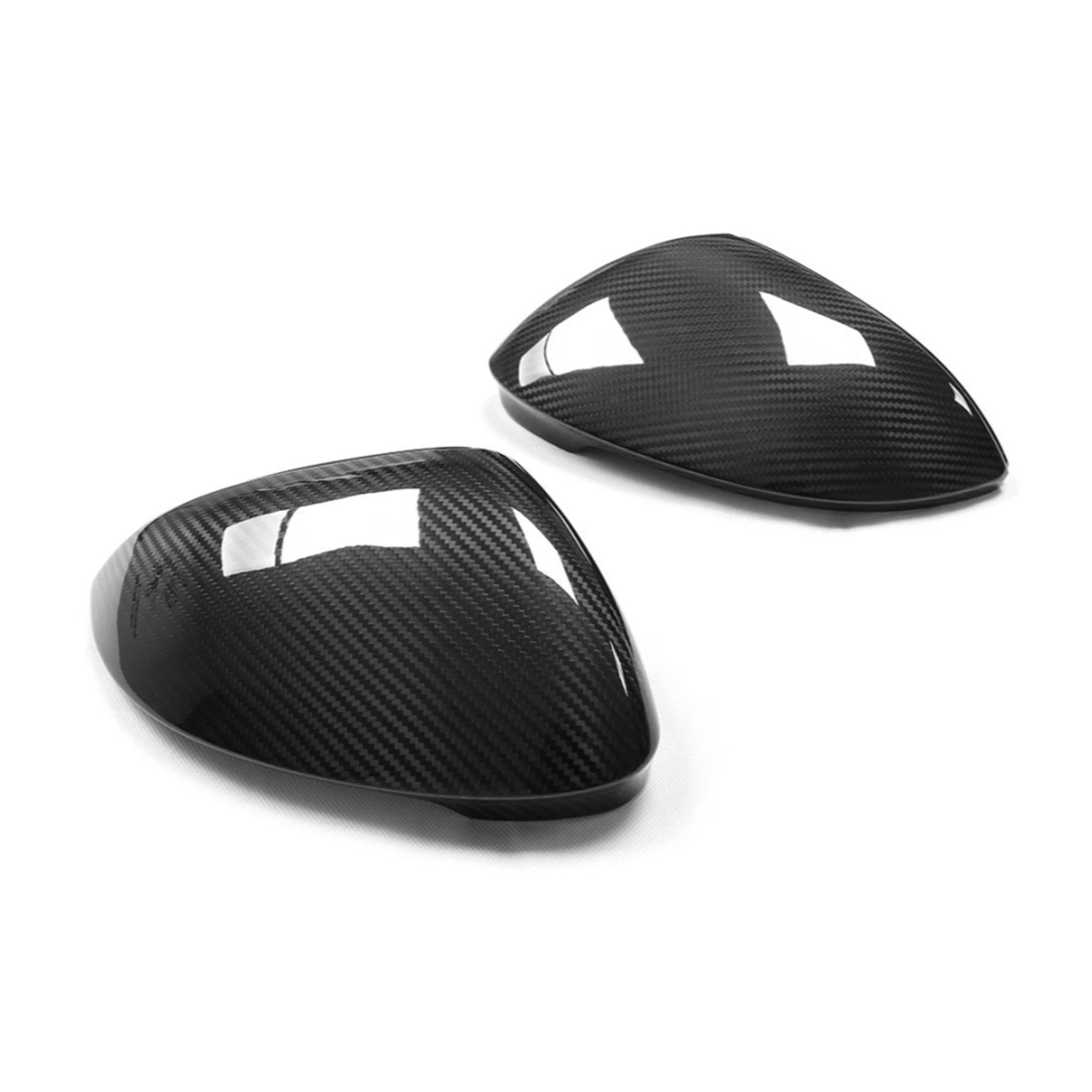 Vw Golf MK8 Pre-Preg Dry Carbon Fibre Wing Mirror Covers By OPTIC (2019+)