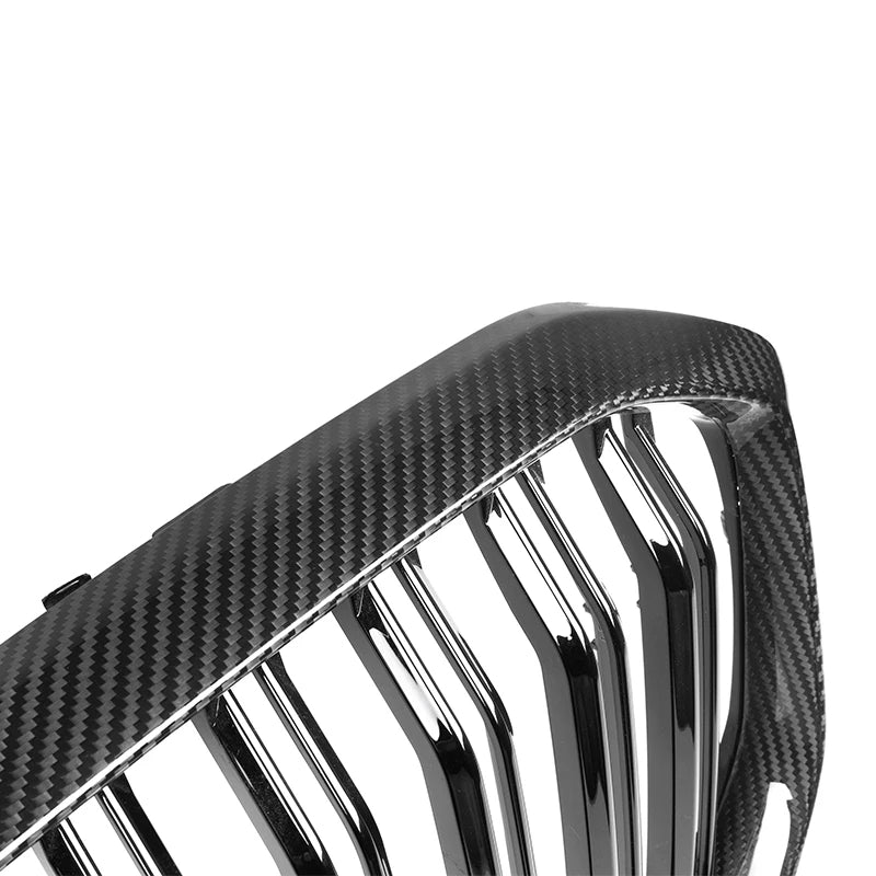 BMW X5 & X5M G05 F95 LCI Carbon Fibre Double Slat Front Grills (2023+)