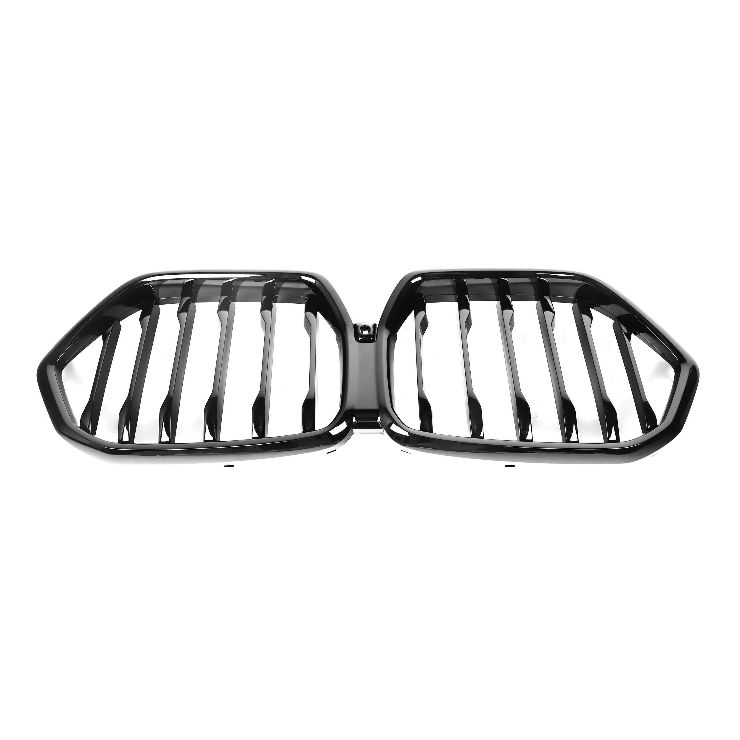 BMW X6 & X6M G06 F96 LCI Gloss Black Single Slat Front Grills (2023+)