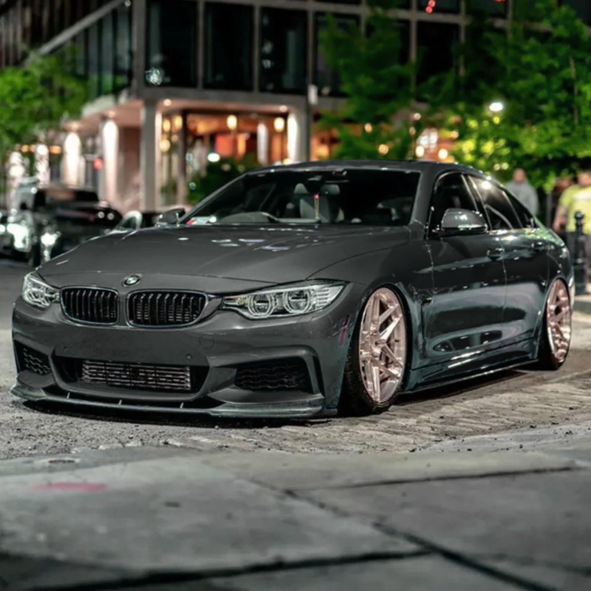 BMW 4 Series F32 F33 F36 M Sport Carbon Fibre Fd Style Front Lip Splitter (2014-2019)