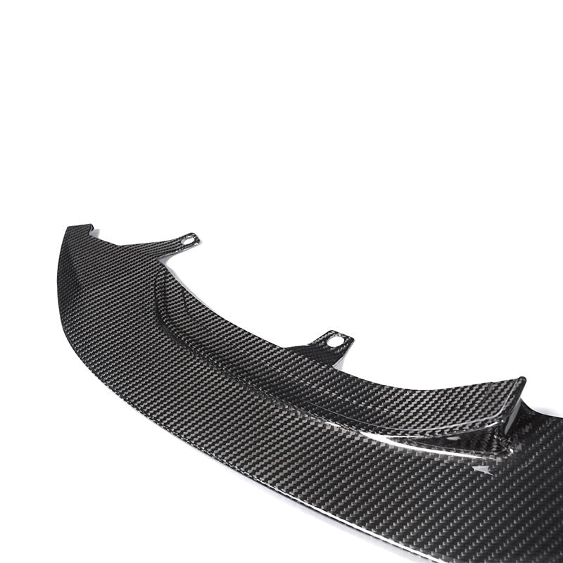 BMW M3 F80 / M4 F82 F83 Pre-Preg Dry Carbon Fibre Gt Style Front Lip Splitter By OPTIC (2014-2019)