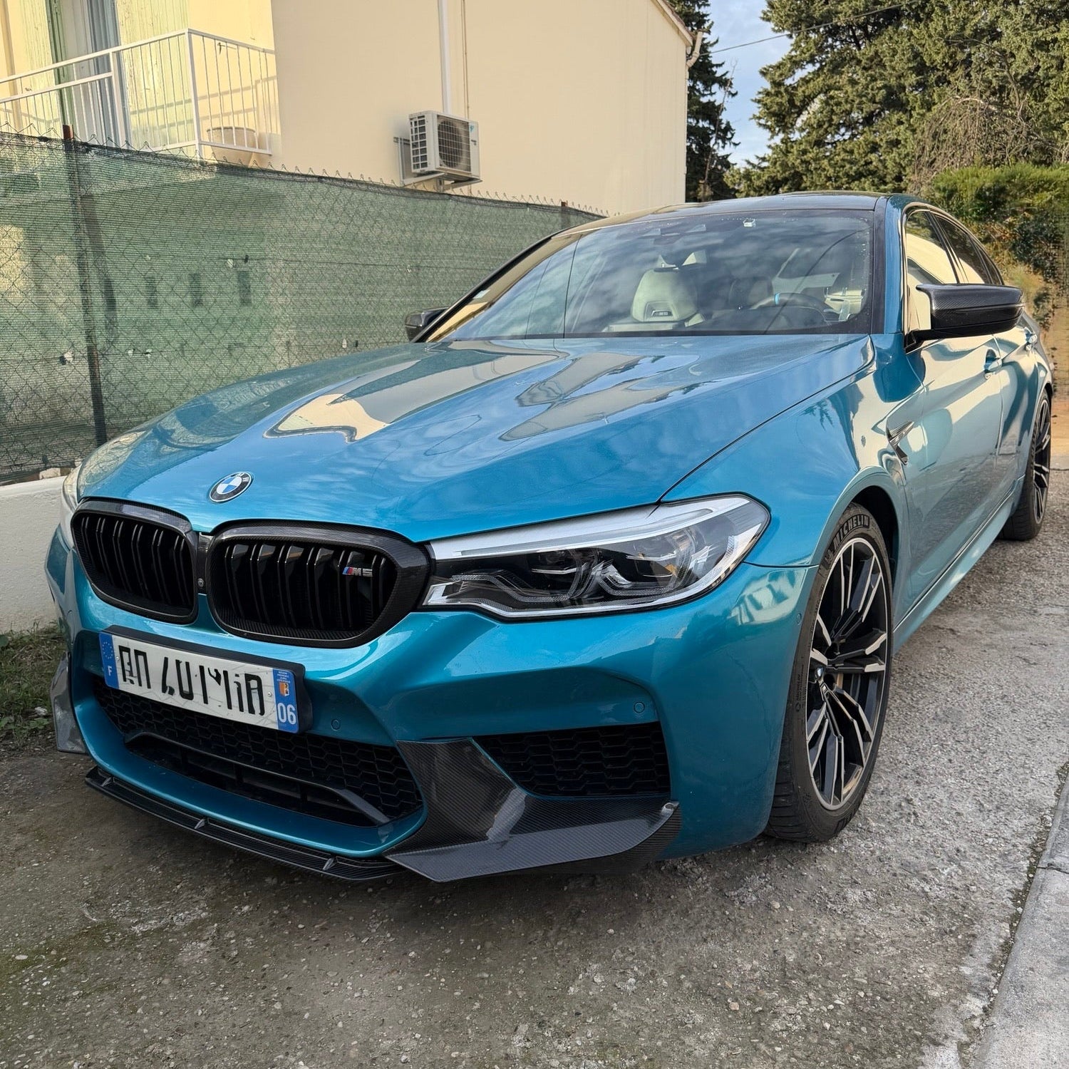 BMW M5 F90 Carbon Fibre 3D Style Front Lip Splitter (2017-2020)