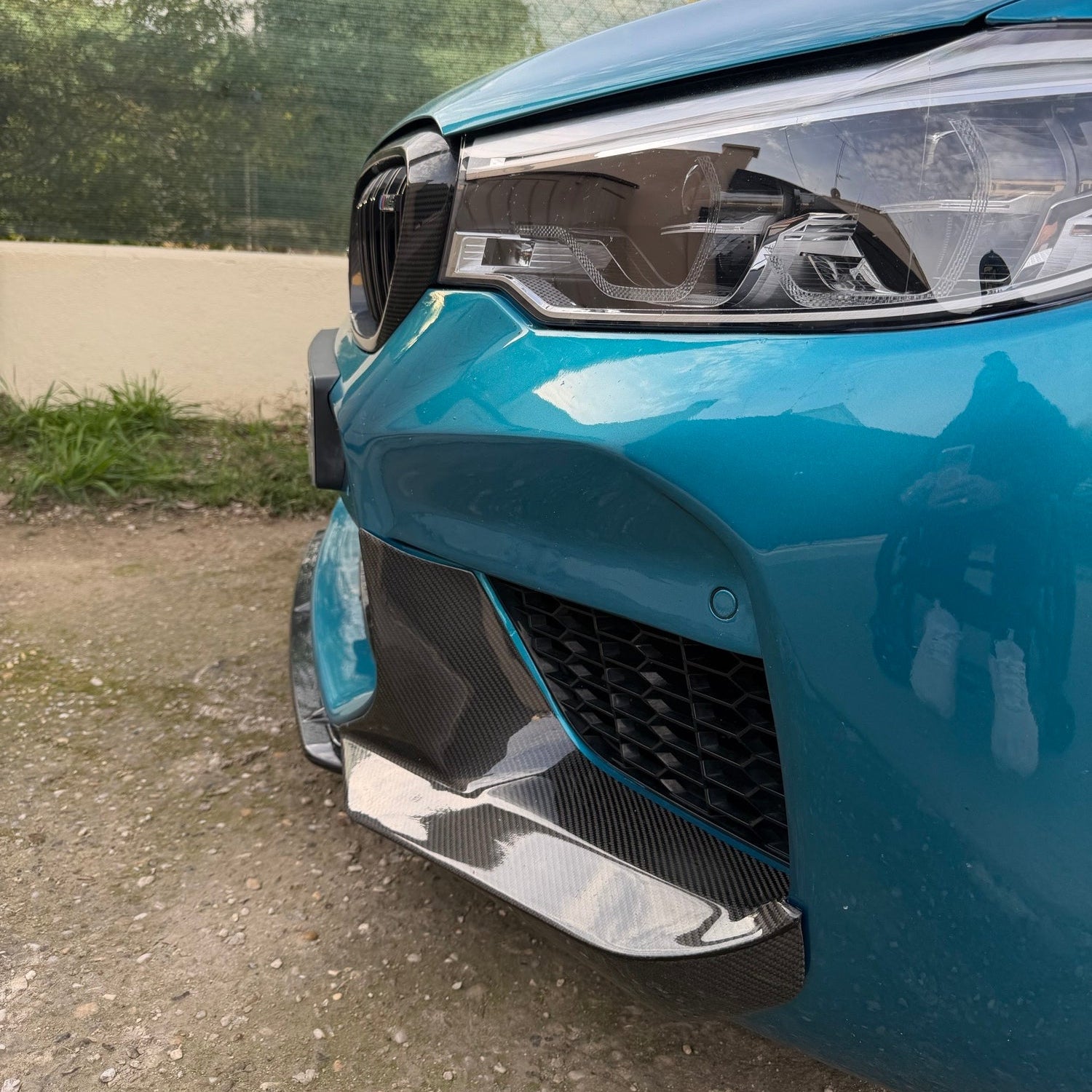 BMW M5 F90 Carbon Fibre 3D Style Front Lip Splitter (2017-2020)