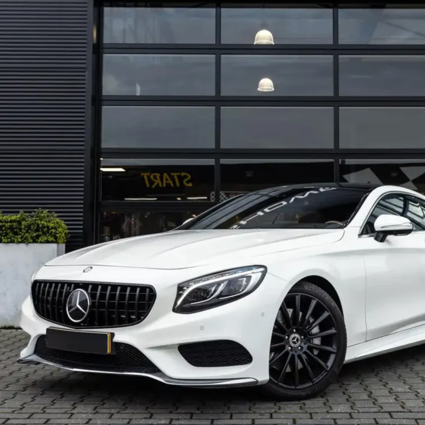 Mercedes S-Class W217/C217 Gloss Black Panamericana GT Style Grill (2013-2017)