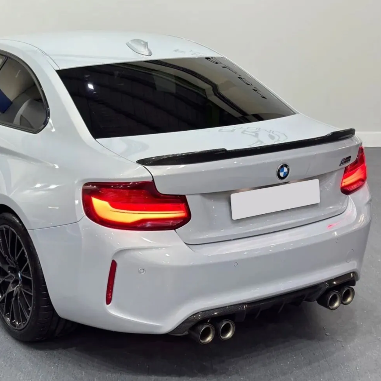 BMW 2 Series & M2 F22 F87 Pre-Preg Dry Carbon Fibre Cs Style Rear Spoiler By OPTIC (2014-2021)