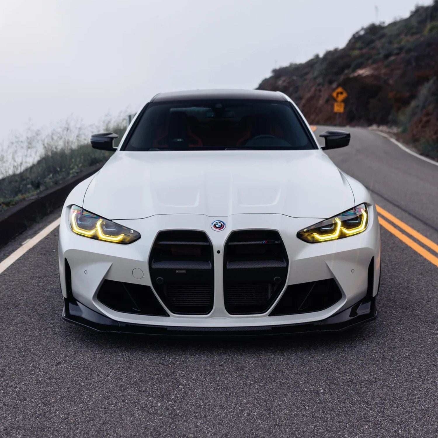 CSL Style Yellow DRL LED Lights Module Set For BMW M3 G80/G81 & M4 G82/G83