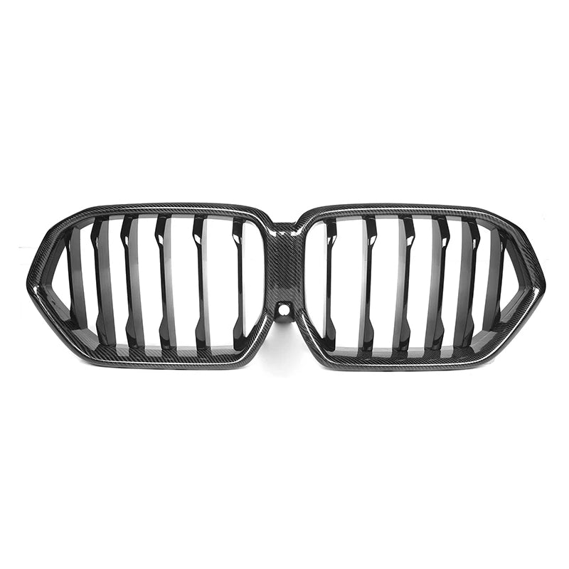 BMW X6 & X6M G06 F96 Carbon Fibre Single Slat Front Grills (2019-2022)