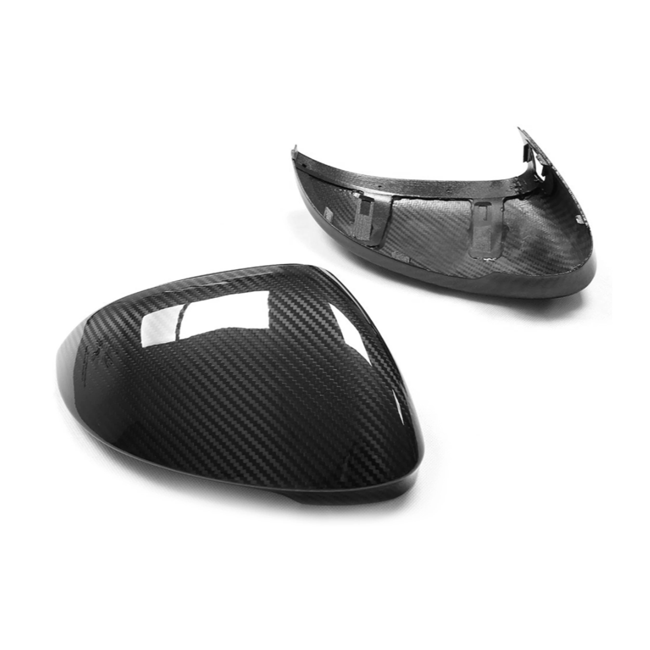 Vw Golf MK8 Pre-Preg Dry Carbon Fibre Wing Mirror Covers By OPTIC (2019+)