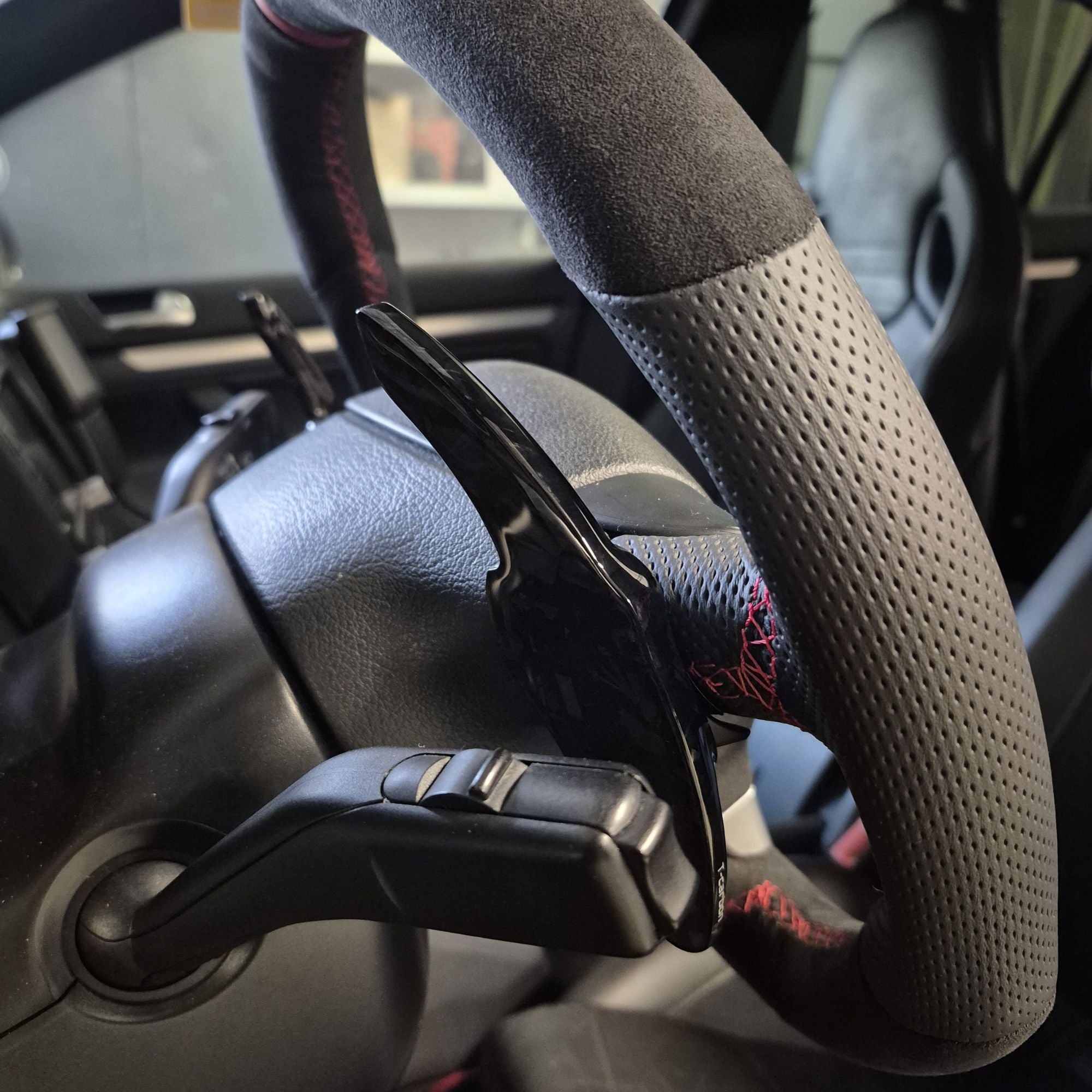 Forged Carbon Fibre DSG Paddle Shifters For VW Golf Polo Scirocco (2008-2013)