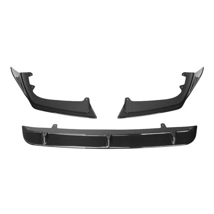 BMW X5M F95 Pre-Preg Dry Carbon Fibre St Style Front Lip Splitter By OPTIC (2019-2022)