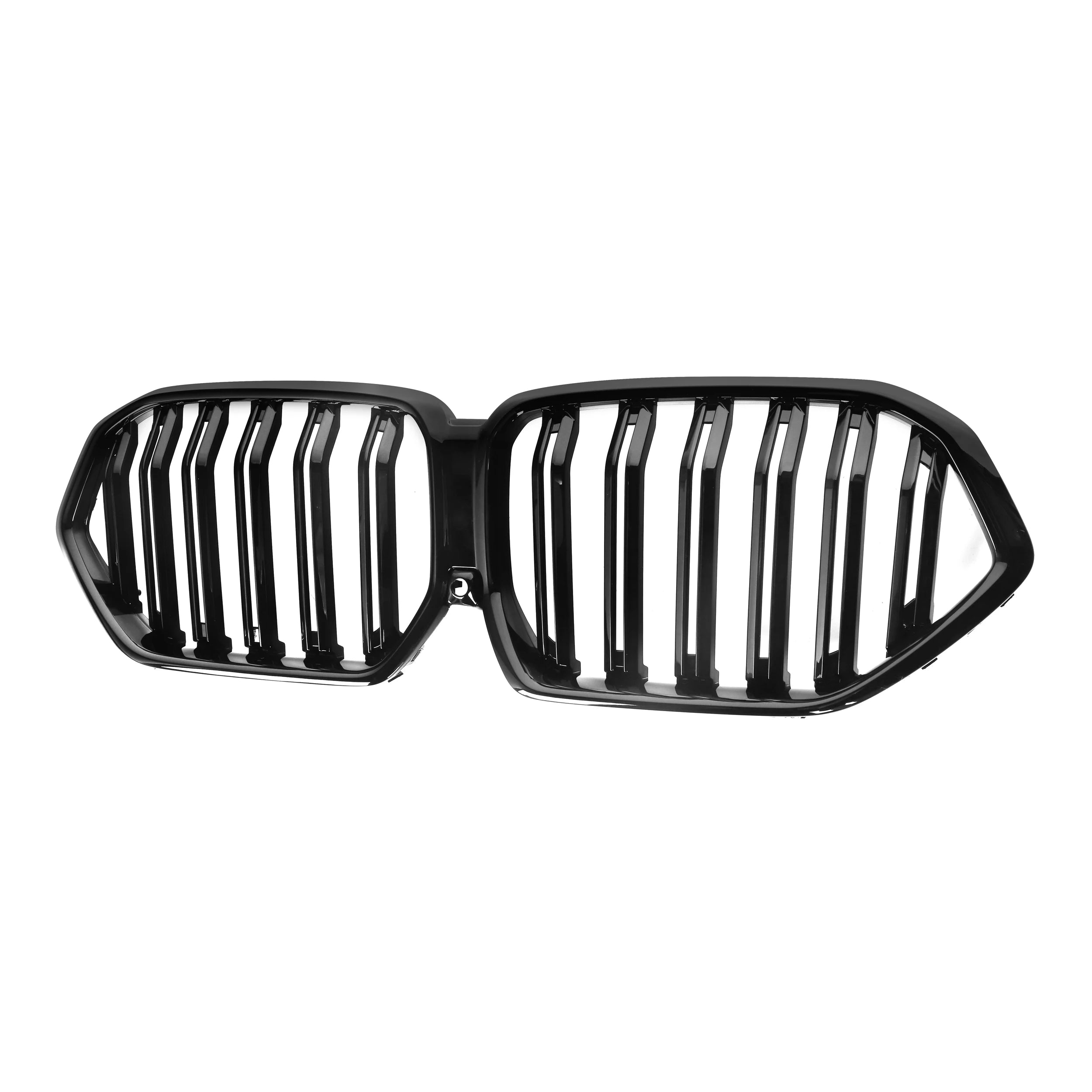 BMW X6 & X6M G06 F96 LCI Gloss Black Double Slat Front Grills (2023+)