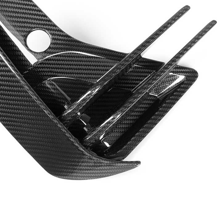 BMW X3 G01 & X4 G02 LCI Pre-Preg Dry Carbon Fibre Front Bumper Inserts By OPTIC (2021+)
