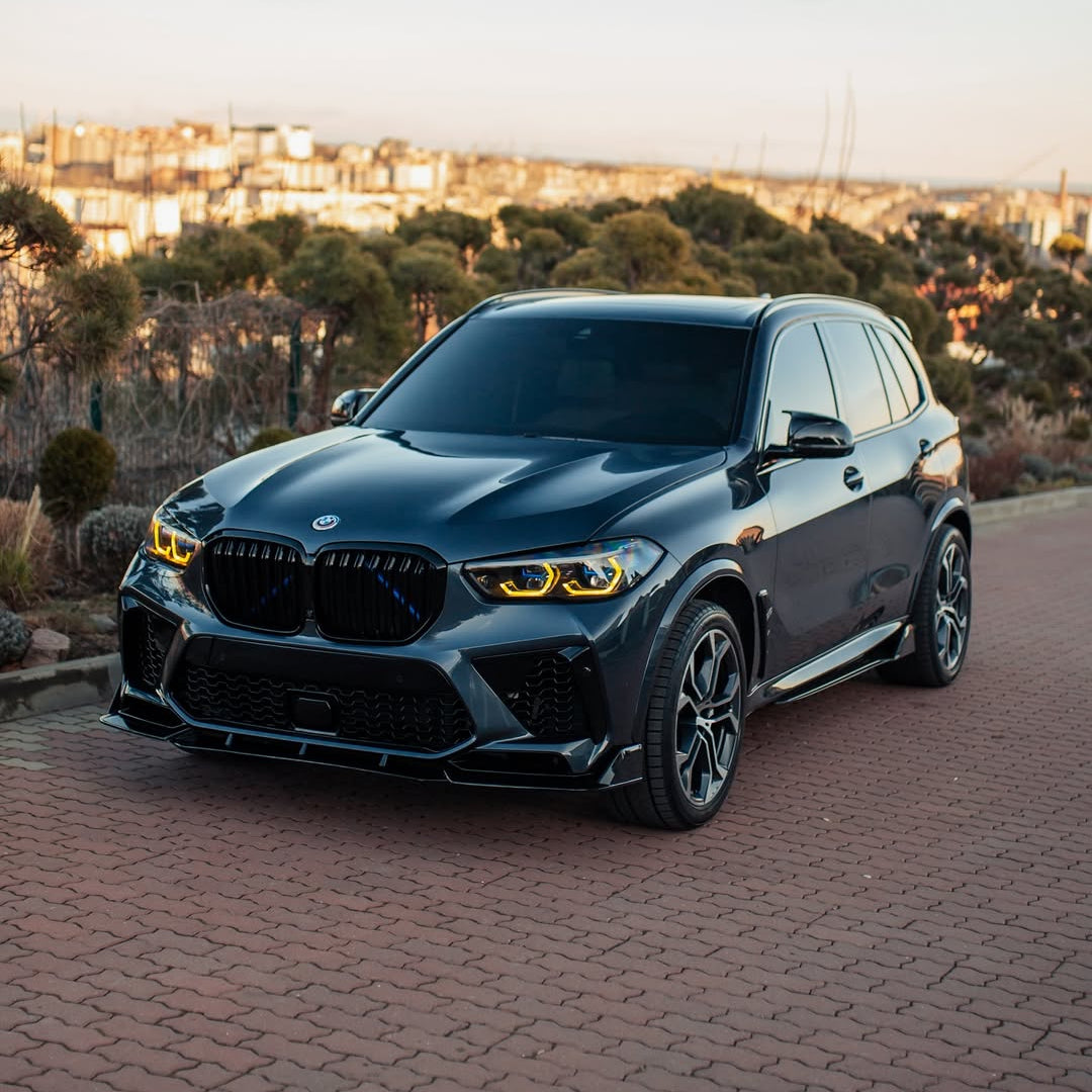 CSL Style Yellow DRL LED Lights Module Set For BMW X5M/X6M (F95/F96) (2019-2022)