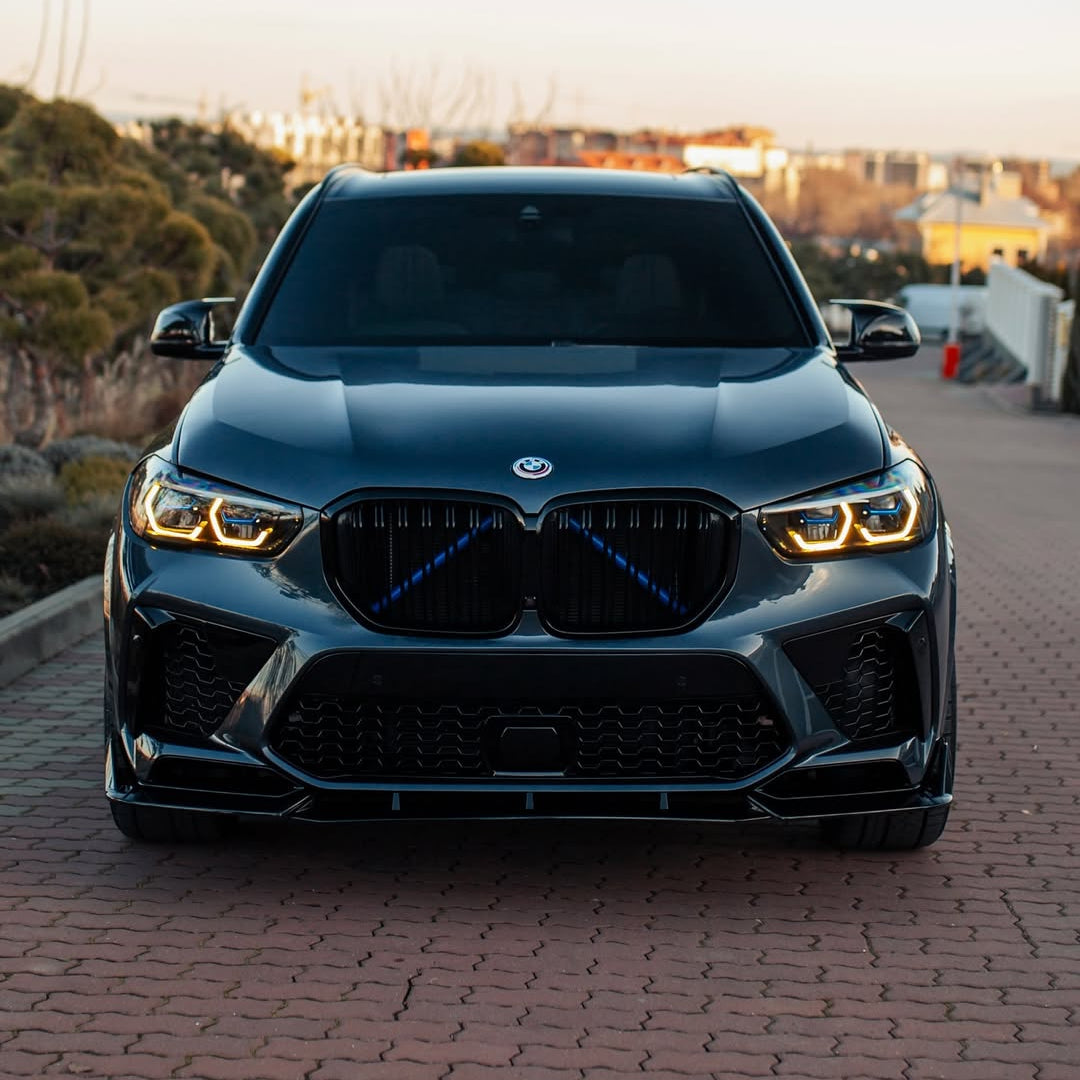 CSL Style Yellow DRL LED Lights Module Set For BMW X5M/X6M (F95/F96) (2019-2022)