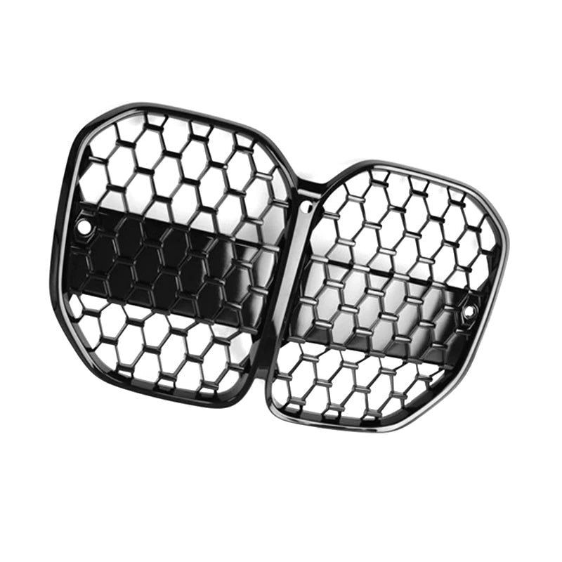 BMW 4 Series G22 G23 Gloss Black Diamond Front Grill (2020+)