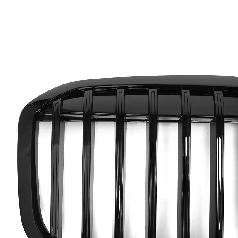 BMW X7 G07 LCI Gloss Black Single Slat Front Grills (2023+)