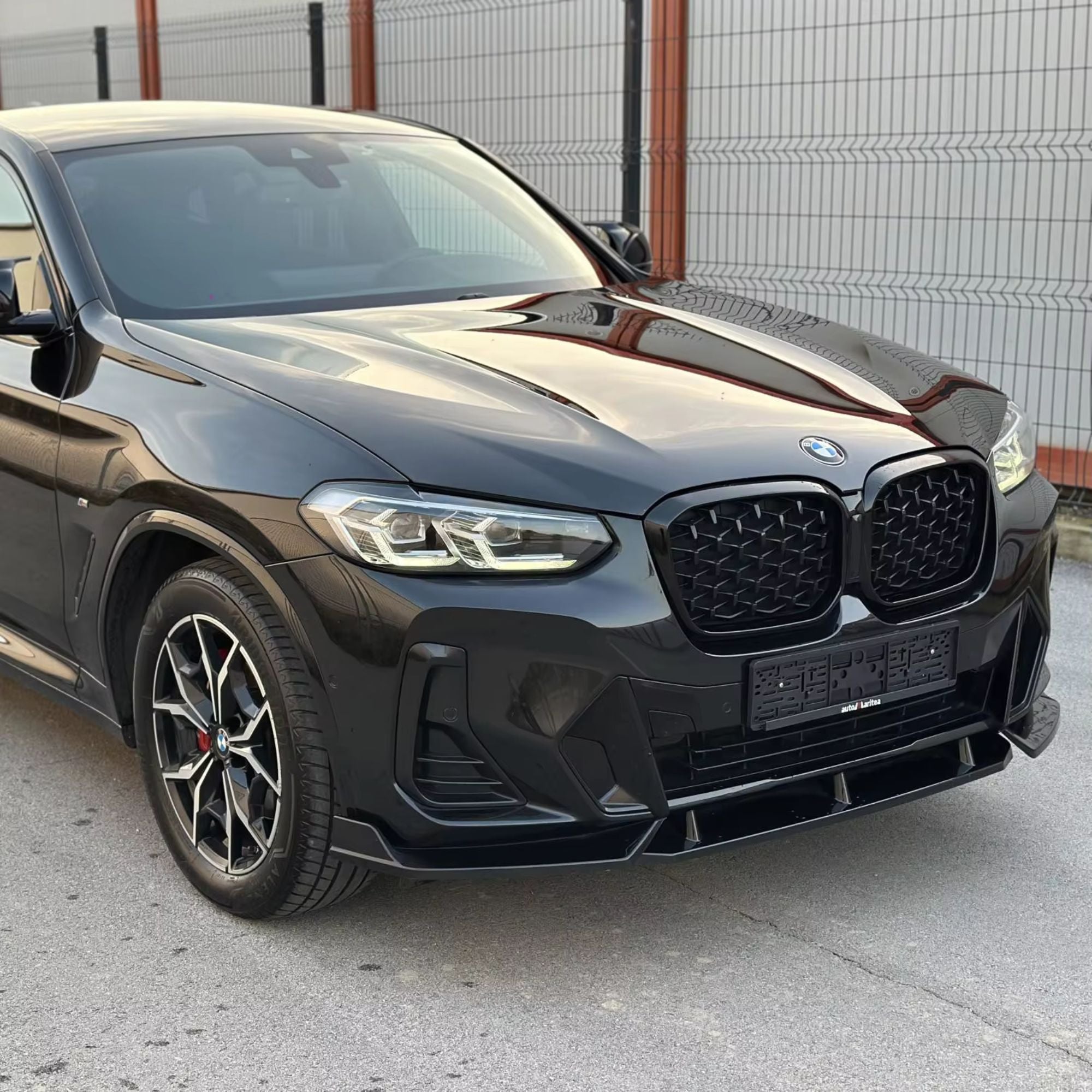 BMW X3 G01 / X4 G02 LCI Gloss Black Front Lip Splitter (2021+)