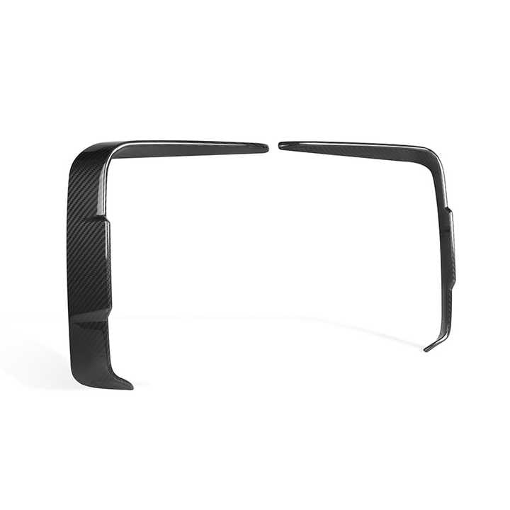 BMW 4 Series G22 G23 Pre-Preg Dry Carbon Fibre Front Bumper Inserts By OPTIC (2020+)