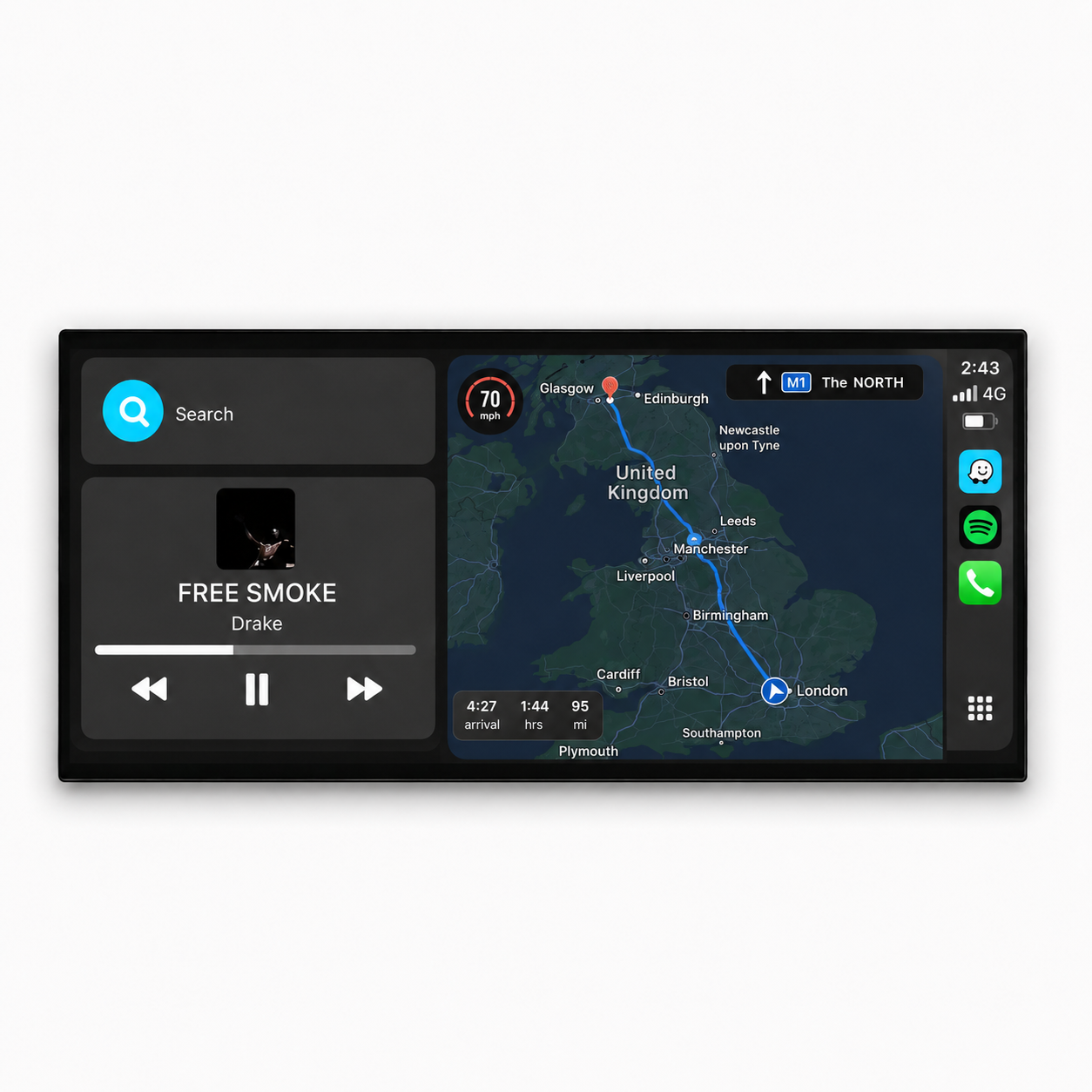 BMW X5/X6 F15/F16 | 12.3" Apple CarPlay/Android Auto Touchscreen Display | (2013-2019)