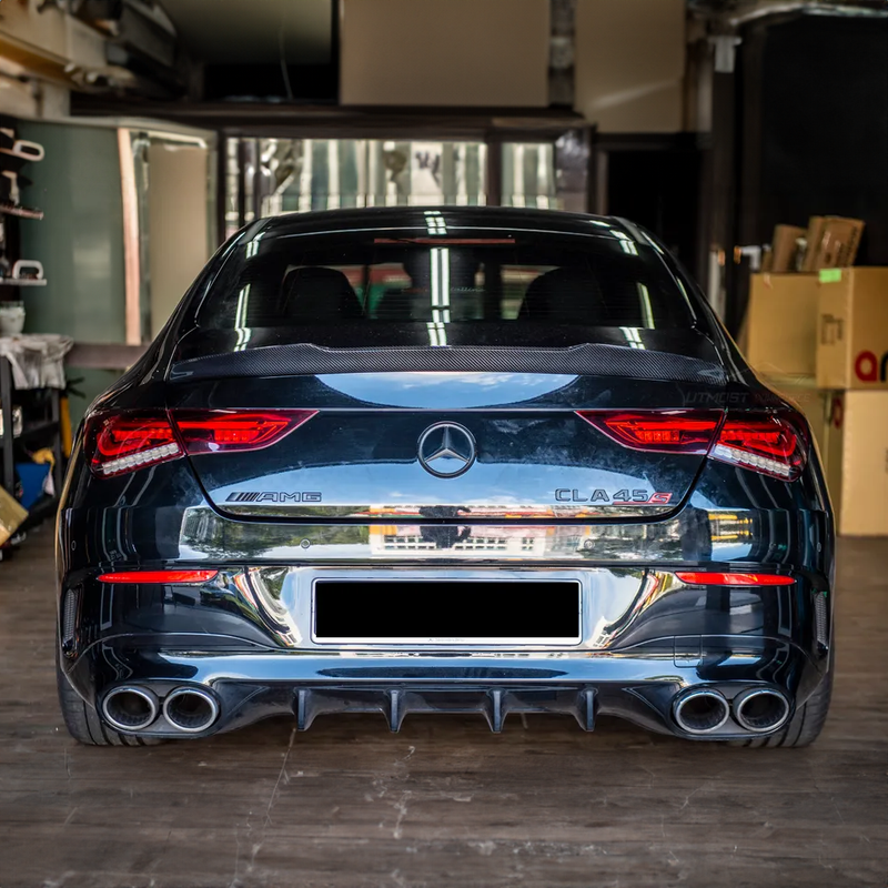 Mercedes CLA W118 Pre-Preg Dry Carbon Fibre FD Style Rear Spoiler (2019+)