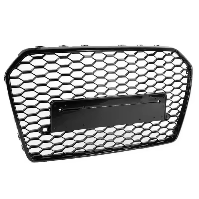 Audi A6/S6 C7 Facelift RS6 Style Gloss Black Honeycomb Grill (2016-2018)