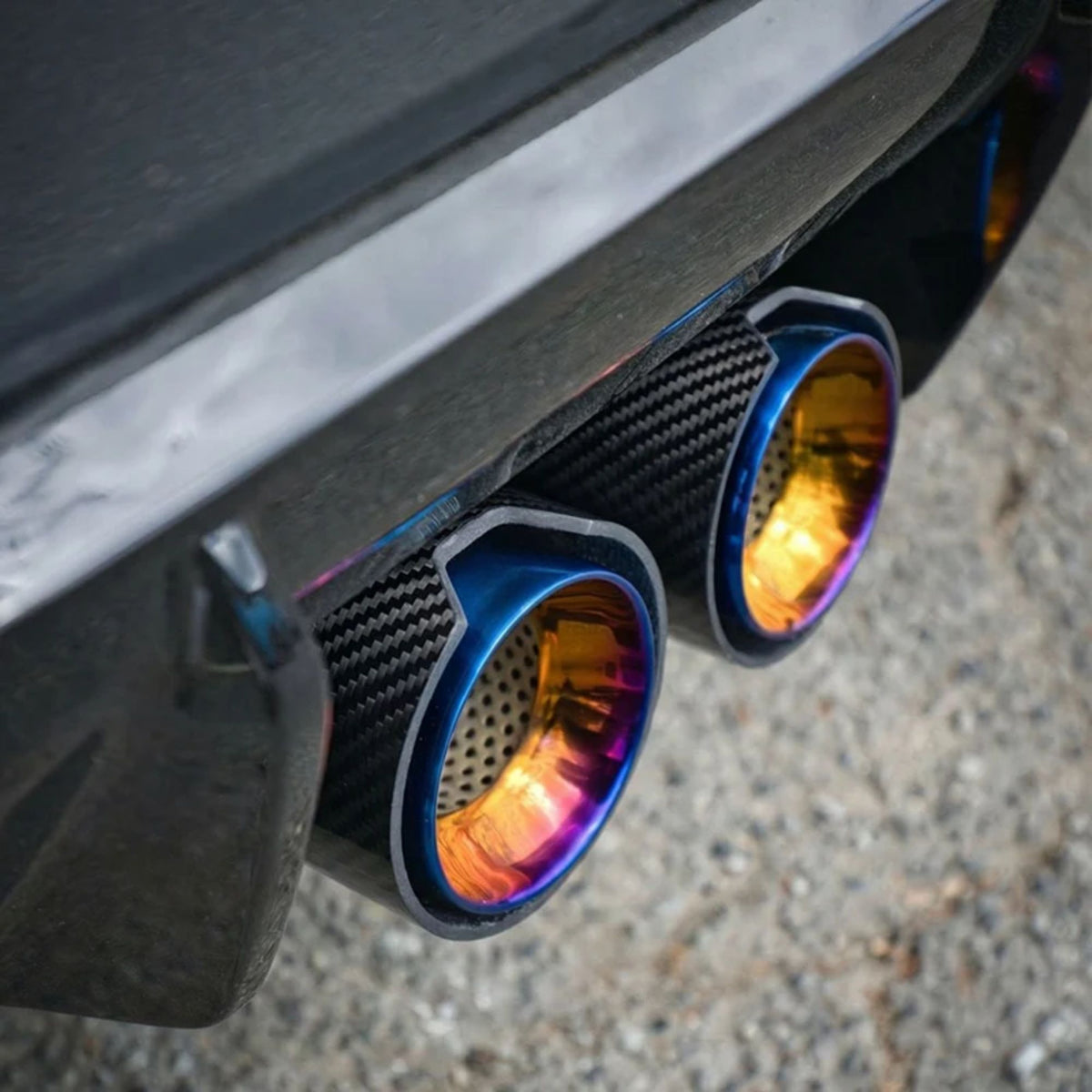 BMW M2 G87 Straight Cut Carbon Exhaust Tips