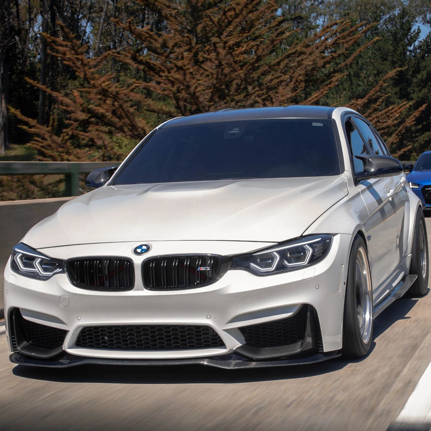 BMW M3 F80 / M4 F82 F83 Carbon Fibre Psm Style Front Lip Splitter (2014-2019)