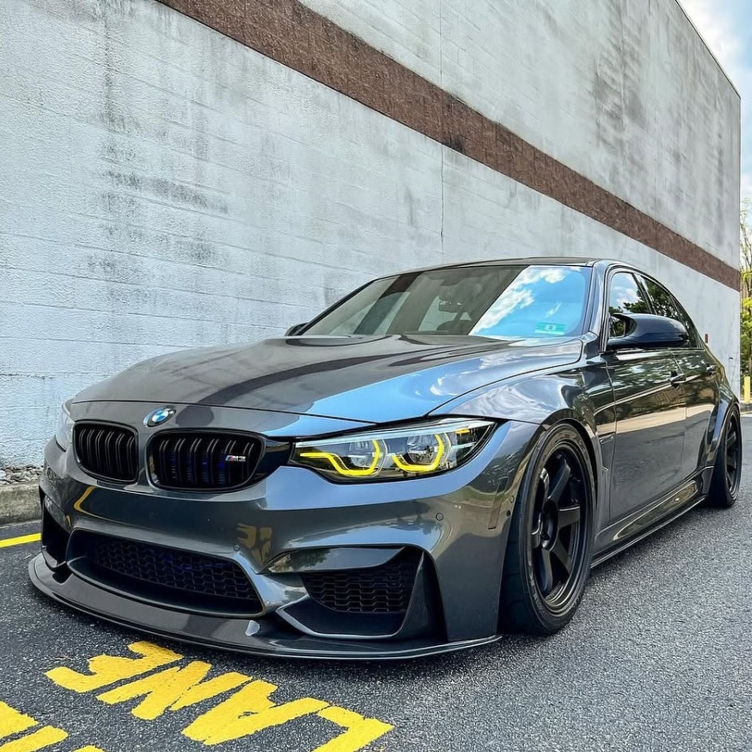 CSL Style Yellow DRL LED Lights Module Set For BMW M3 & M4 (F80/F82/F83)