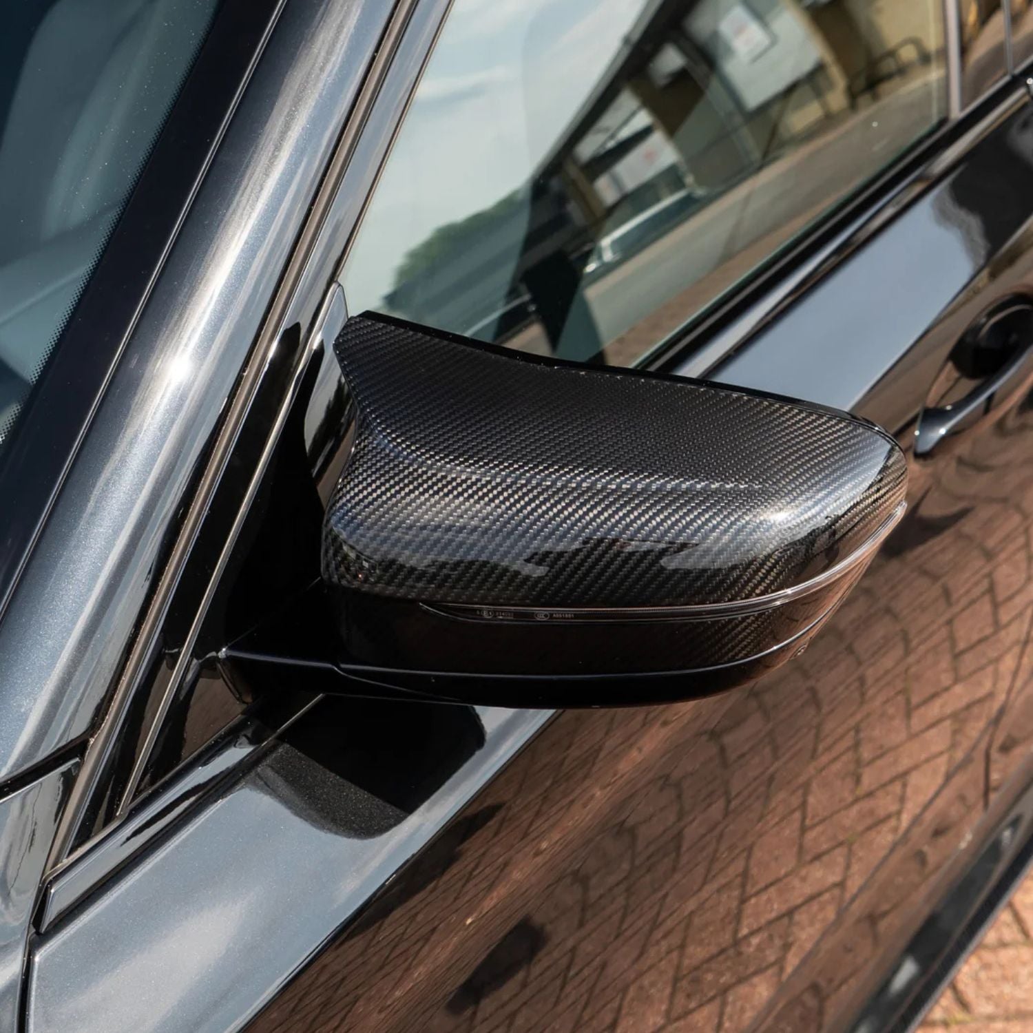 BMW M8 F91/F92/F93 Pre-Preg Dry M-Style Carbon Fibre Mirror Covers By OPTIC (2019+)