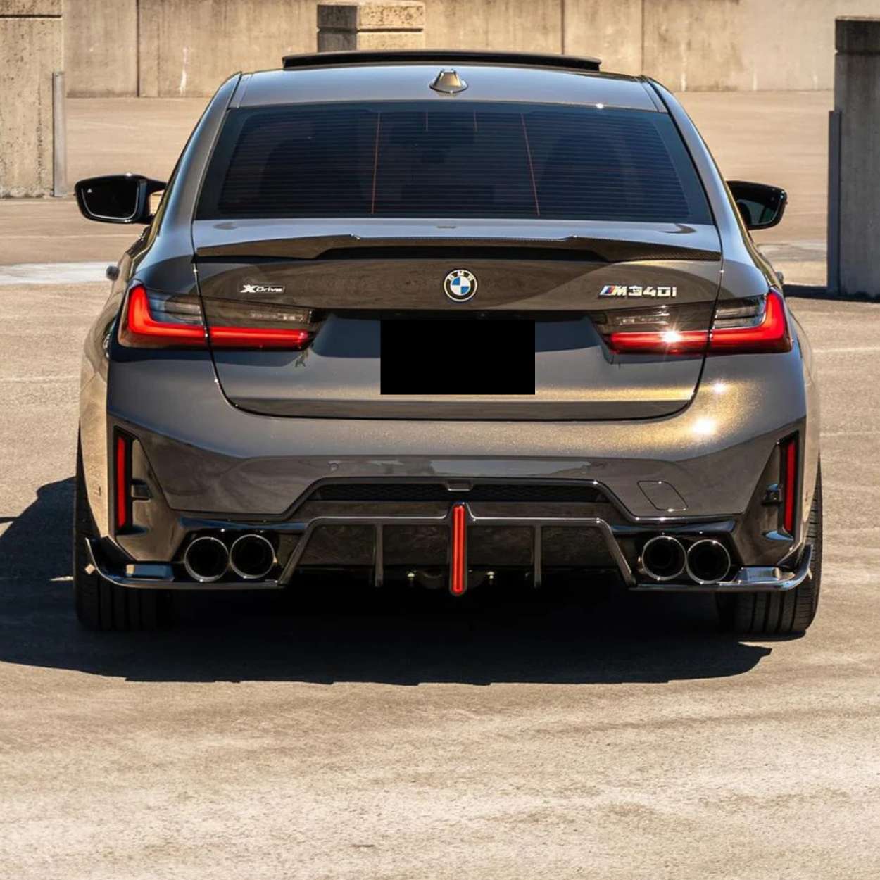 BMW 3 Series G20 / M3 G80 Gloss Black Rear Spoiler (2019+)
