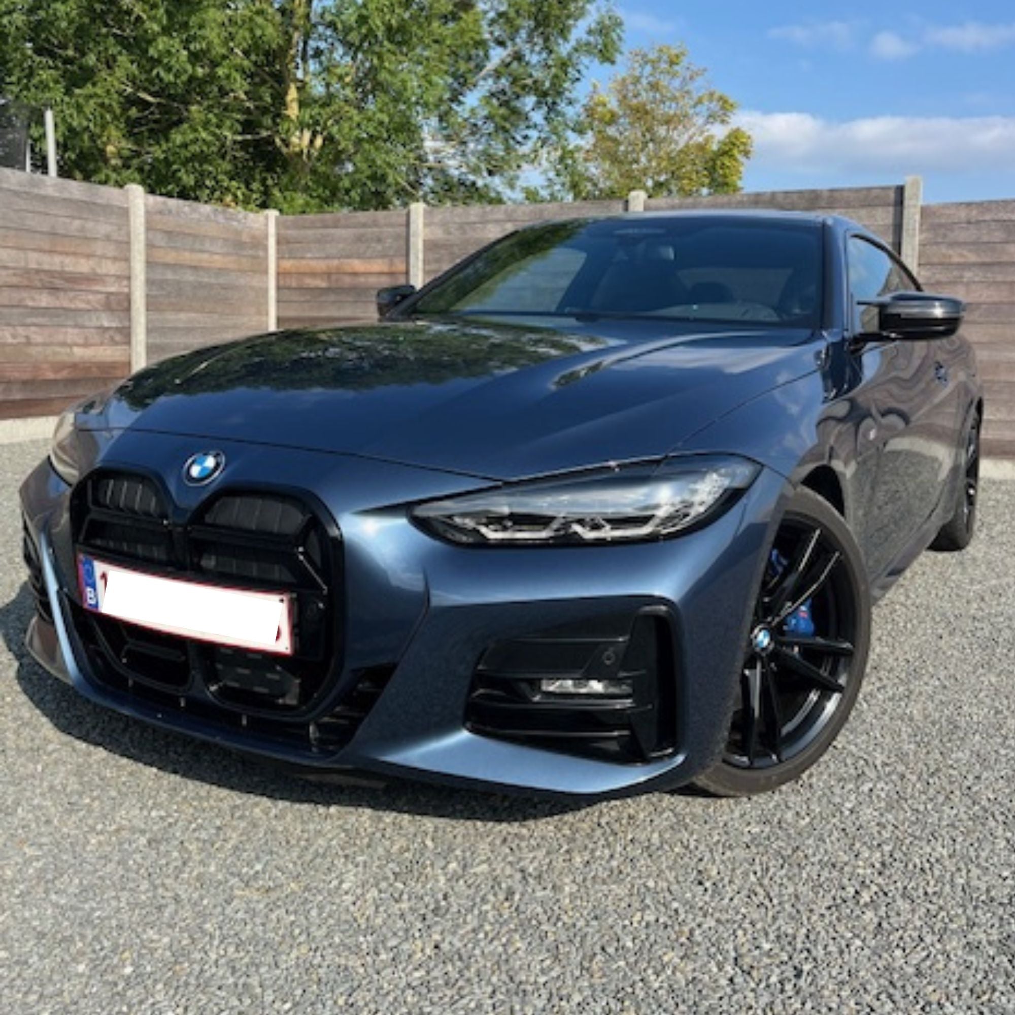 BMW 4 Series G22 G23 Gloss Black Csl Style Grill (2020+)