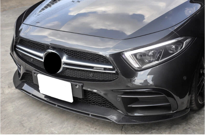 Mercedes CLS C257 AMG Style Carbon Fibre Front Lip Splitter (2018-2021)